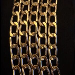 6612-Bag Chain - Gold Tone - 47"